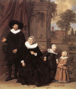 フランス・ハルス Painting - 家族の肖像 オランダ黄金時代 フランス・ハルス